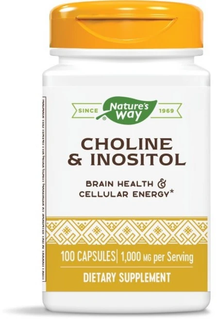 네이쳐스웨이 콜린 & 이노시톨 500mg 캡슐, 1개, 100정 - 쿠팡