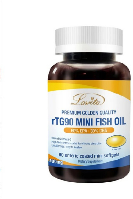 LOVITA 愛維他 94%緩釋迷你魚油膠囊 (美國原裝進口), 1個, 120顆