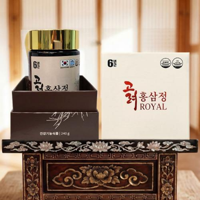 동진제약 6년근 고려홍삼정 ROYAL 1병+쇼핑백 포함, 1개, 240g