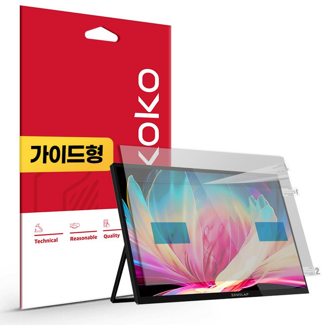 제우스랩 Z18T 지문방지 저반사 액정보호필름, 단품