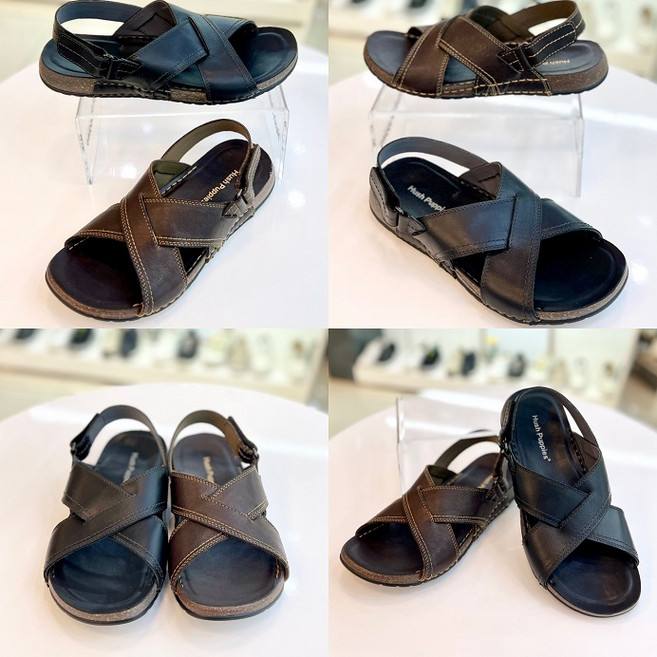 허시파피 NCBC 남성 *특가* 3MM015 발편한 데일리 벨크로 3cm 정장 캐주얼 샌들 걷기편한 슬립온 코디하기쉬운 블로퍼 플랫 유행없는 쿠션좋은 논슬립 가성비 놀러갈때 휴가