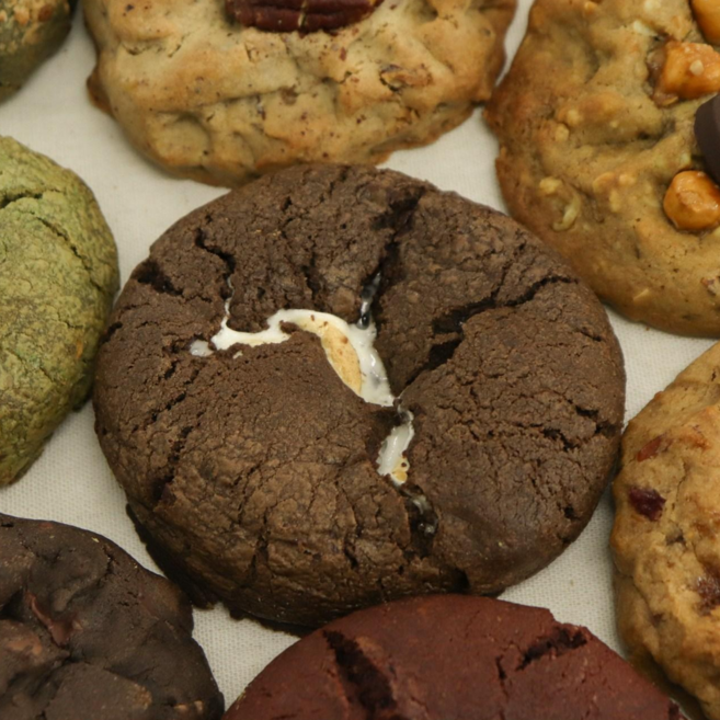 쎄비앙 뚱뚱한 겉바속촉 르뱅 쿠키, 얼그레이 솔티드 카라멜, 1개, 120g