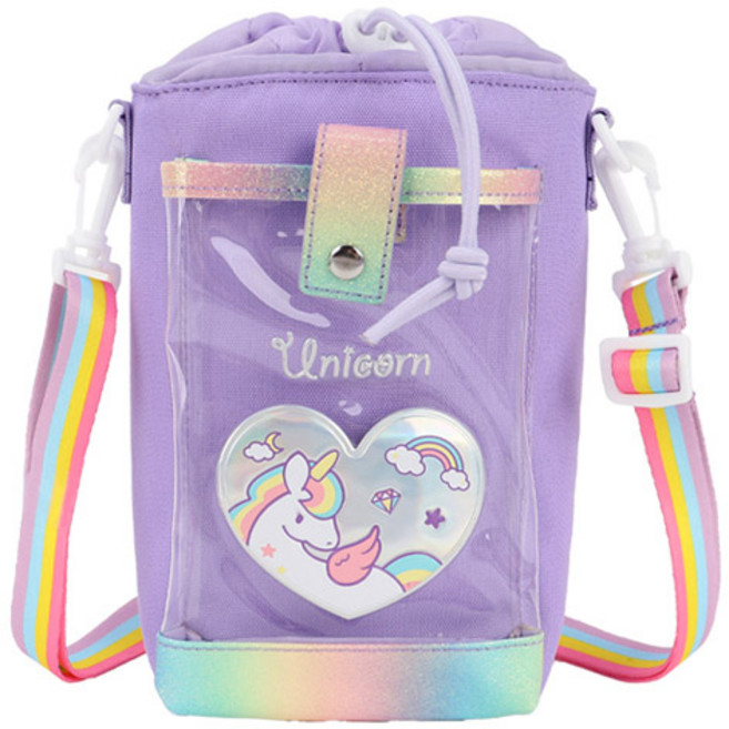 유니콘 샤인 킥보드 가방 크로스 물병가방