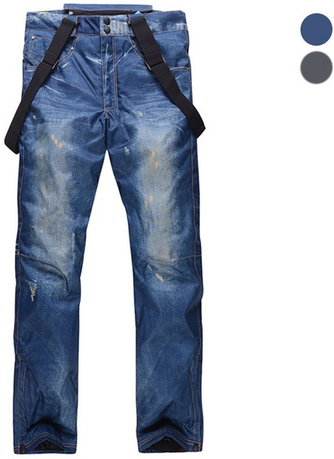 감성스터프 SUB22 남성 보드복 겨울 데님 스키 보드바지