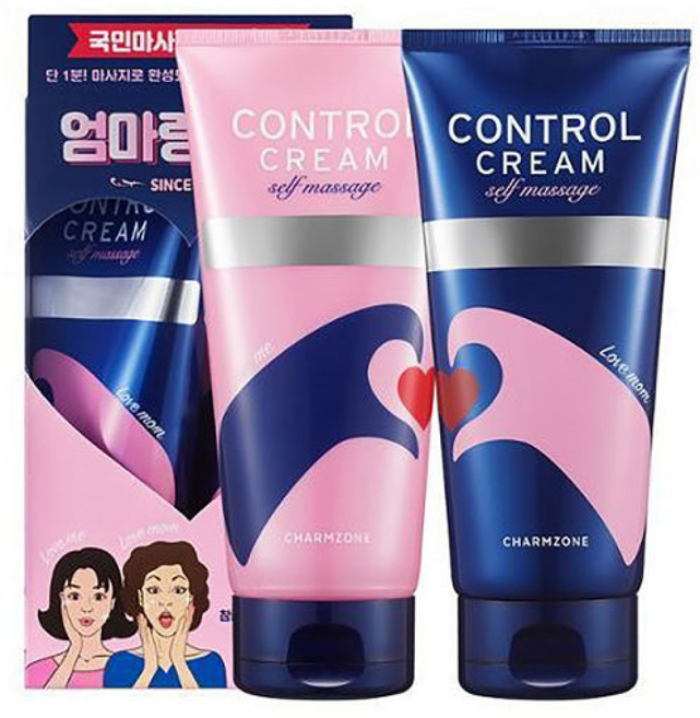 참존 콘트롤 크림 셀프 마사지 더블 기획세트 (+), 1개, 150ml