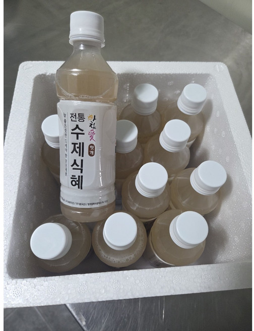 시원한 전통음료 국산 수제 식혜 340ml, 12개