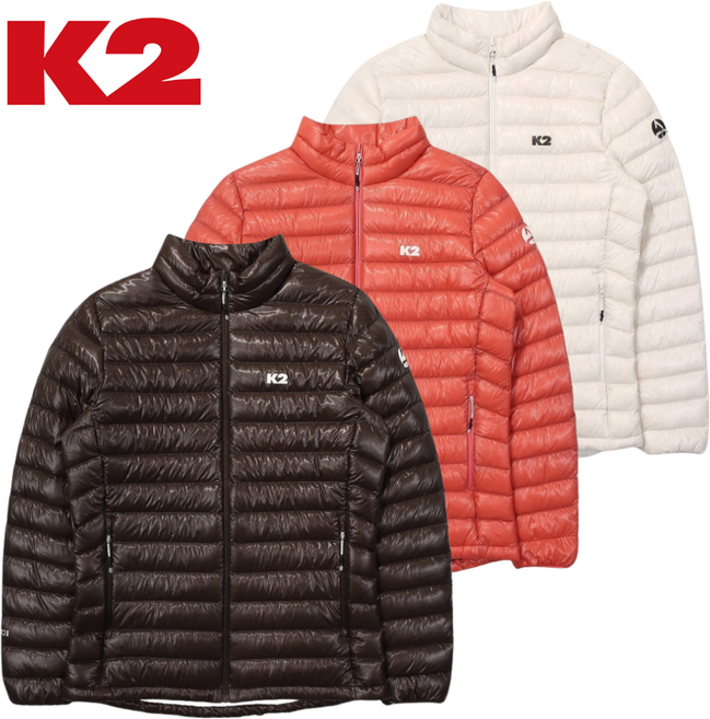 [백화점발송] K2 여성 경량패딩 구스다운 등산 캠핑 출퇴근 가벼운 따뜻한 간절기 외출 데일리 자켓