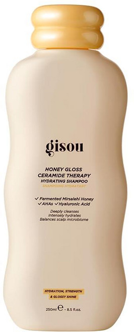 기쥬 허니 글로스 세라마이드 테라피 하이드레이팅 샴푸 250mL, gisou 허니 글로스 세라마이드 테라피 하이드레이팅, 1개