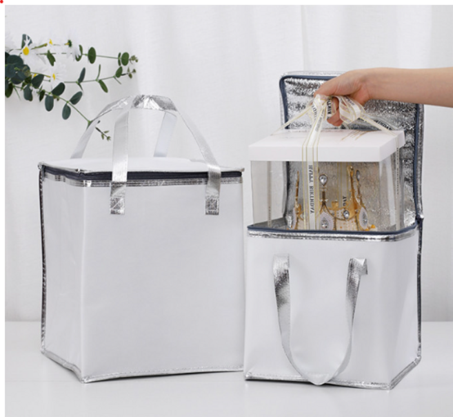 케이크 보냉백 손잡이 보냉가방 카페 디저트 도시락 이유식 아이스박스