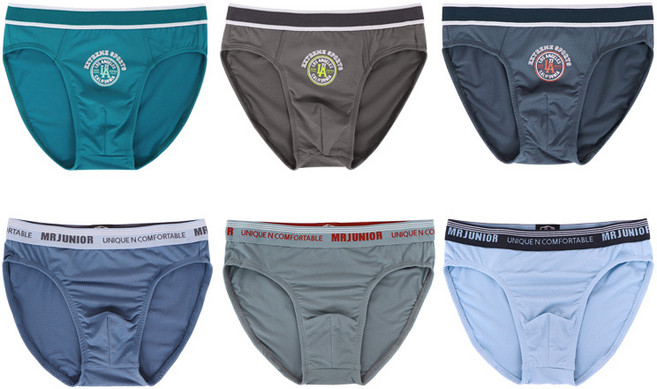 물랑루즈 트레이닝로터스 에어로쿨 주니어 삼각 6종 세트 중학생 팬티
