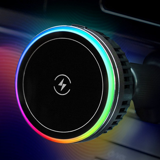 소프트엣지 QI2 쿨링 고속충전 맥세이프 차량 거치대, 블랙, T2S