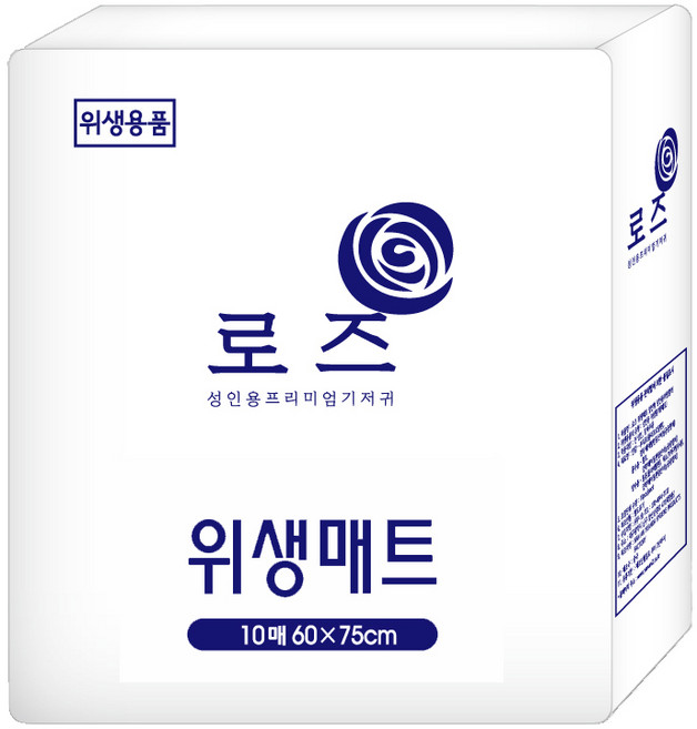 로즈 성인용기저귀 위생매트 일반형 200매, 10매입, 20개