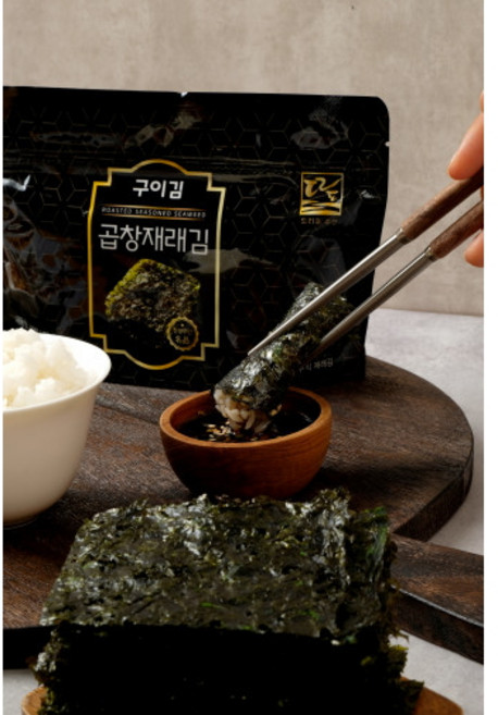 [ 25년 11월 생산 햇김 ]도리포 박상범 명인의 먹기좋게 자른 곱창돌김 지퍼백포장 5봉 식탁김, 1개, 먹기좋게자른돌김/구이김/5봉(200매)