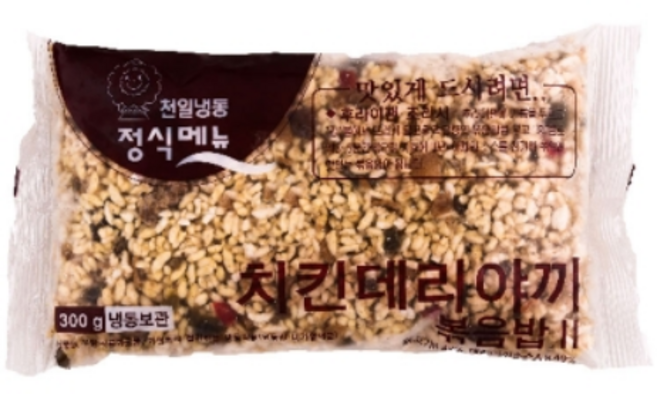 천일식품 치킨 데리야끼 볶음밥, 1세트, 900g