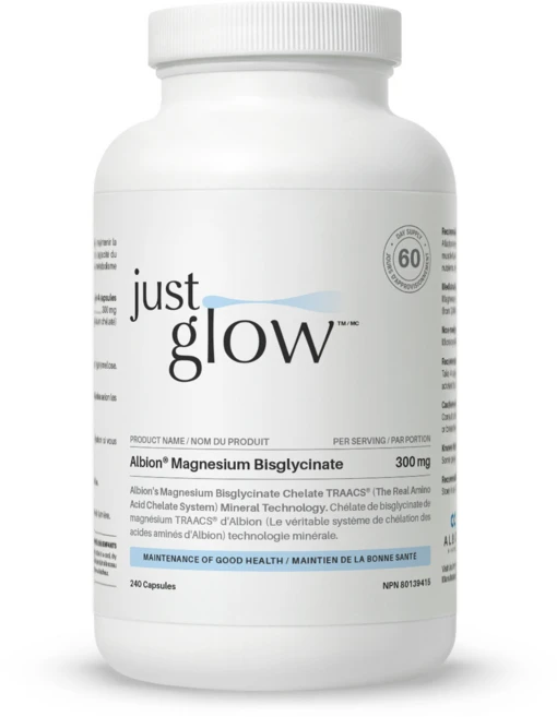 저스트글로우 알비온 마그네슘 비시글리시네이트 킬레이트 300mg, 1개, 240정 - 쿠팡