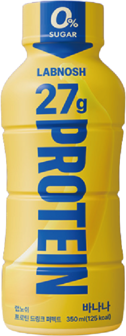 랩노쉬 프로틴 드링크 바나나, 350ml, 6개