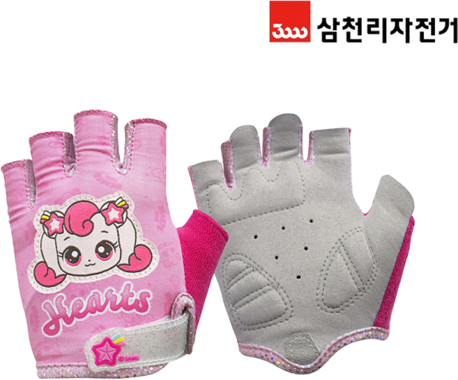 삼천리 캐치티니핑 슈팅스타 유아 장갑 자전거 킥보드용, 1개