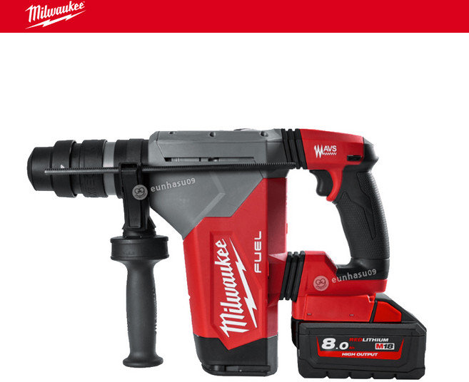 밀워키 M18 FHP-802X 18V SDS-Plus 로터리 함마드릴 세트 (8.0배터리2+충전기1+악세사리+케이스), 1개, 본품(배터리없음)