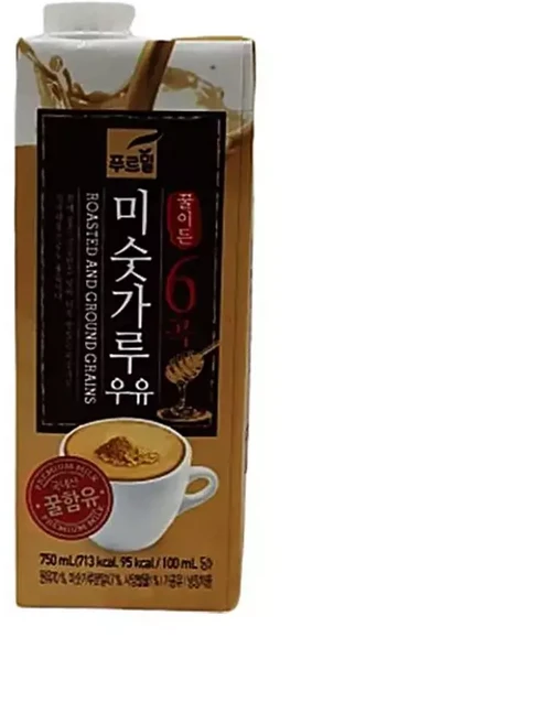 푸르밀 꿀이든 6곡 미숫가루 우유 서치생활, 750ml
