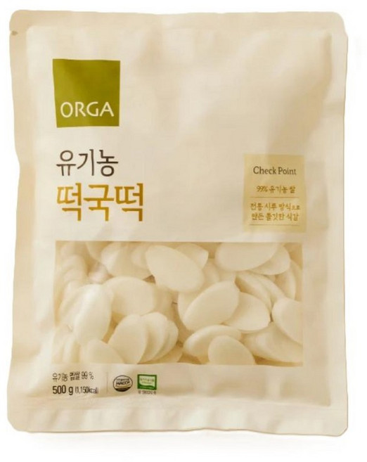 풀무원 유기농 떡국떡 500g 2개