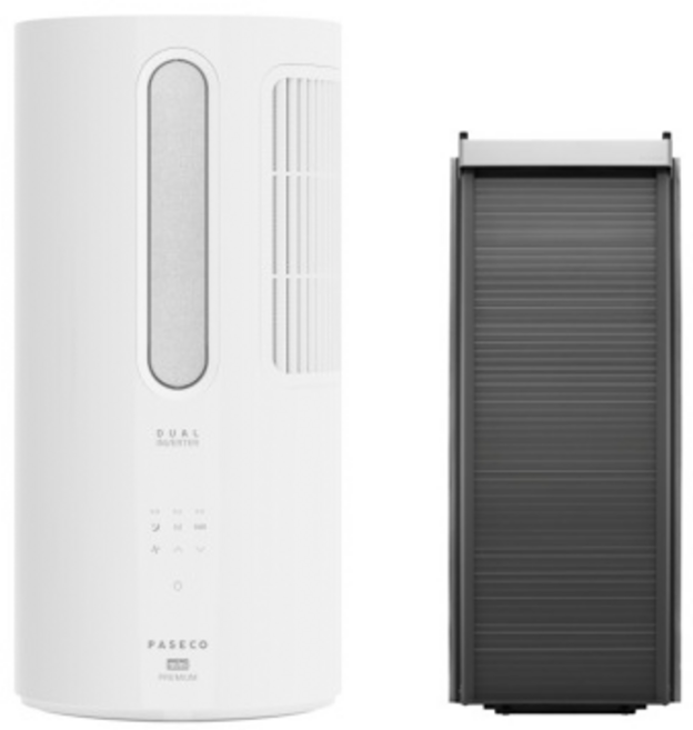 파세코 25년 제조 미니 프리미엄 창문형에어컨 실버 PWA-M3500PS, +98cm,자가설치