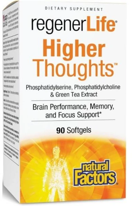 내추럴팩터스 하이어 쏘오트 3브레인 소프트젤 Natural Factors Higher Thoughts 3 Brains - 쿠팡