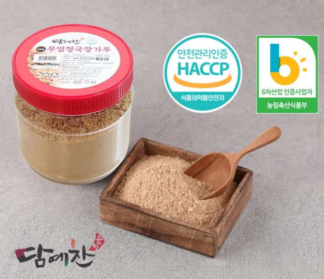 순창 담예찬 국산콩 무염청국장가루, 1개, 400g