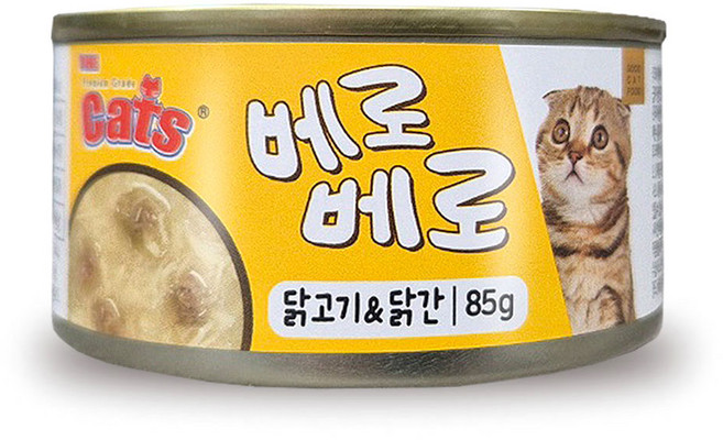 더캣츠 베로베로 캔 고양이간식, 1개