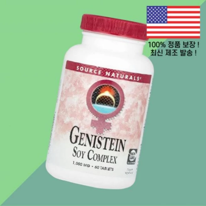 소스 내추럴스 제니스테인 대두 60정 Source Naturals Genistein Soy Complex 60 Tablets, 소스 내추럴스 제니스테인 대두 60정 Source Na - 쿠팡