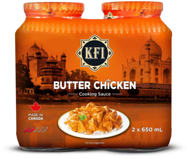 KFI 버터 치킨 커리용 소스 코스트코 커클랜드, 2개, 650ml
