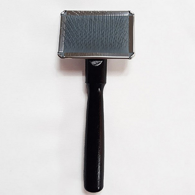 원올슬리커 브러쉬S M L 푸들 포메 비숑 강아지빗, S, 1개