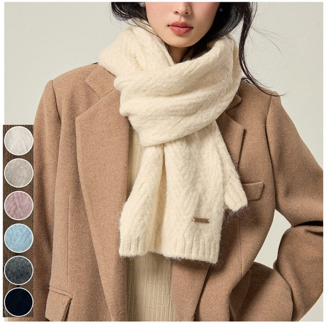 알파카 혼방 니트 머플러 joe+103rQ