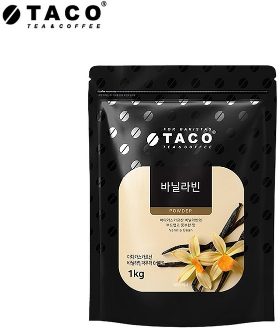 타코 바닐라빈 파우더, 1kg, 1개입, 1개