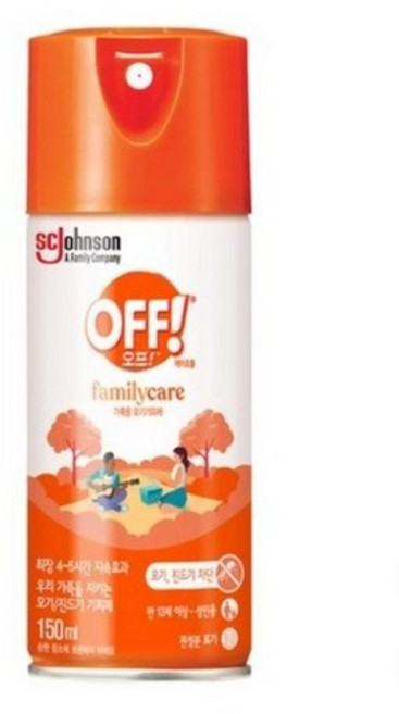OFF 에어로졸 모기기피 스프레이, 150ml, 2개