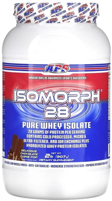 APS Isomorph 28 퓨어 웨이 아이솔레이트 딜리셔스 초콜릿 퍼지 Pop 907g, 1개 - 쿠팡