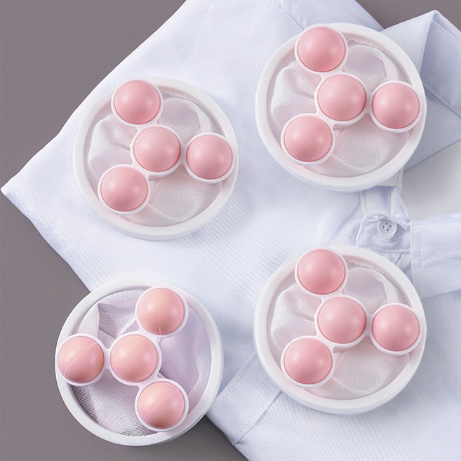 이지앤퀵 통돌이 세탁 먼지 제거에 탁월한 거름망, 핑크, 4개