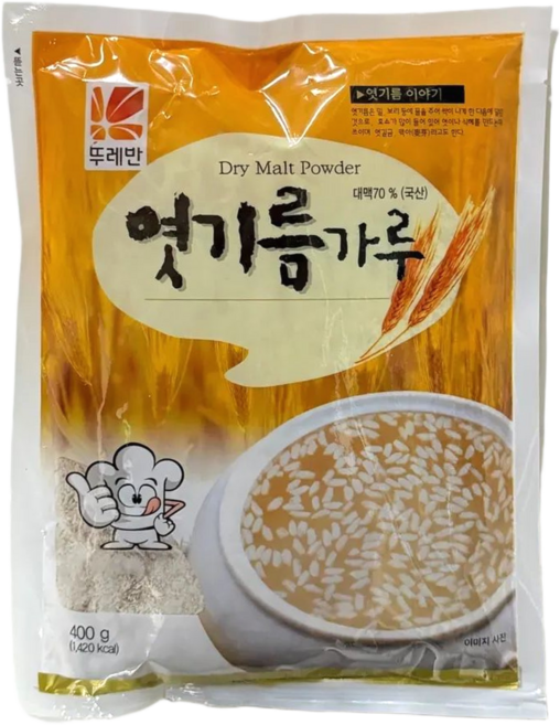 뚜레반 엿기름 가루 400g, 3개