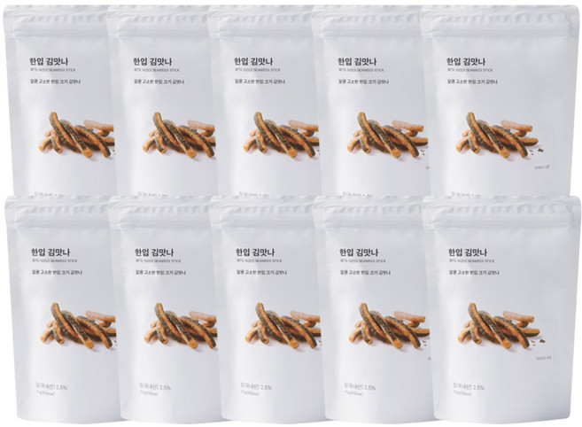 달콤 고소한 한입 김맛나, 10개, 110g