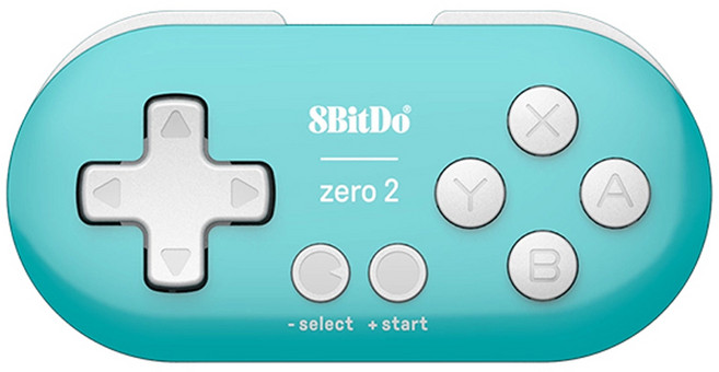 8BitDo 제로2 블루투스 게임패드, 1개, 피콕블루