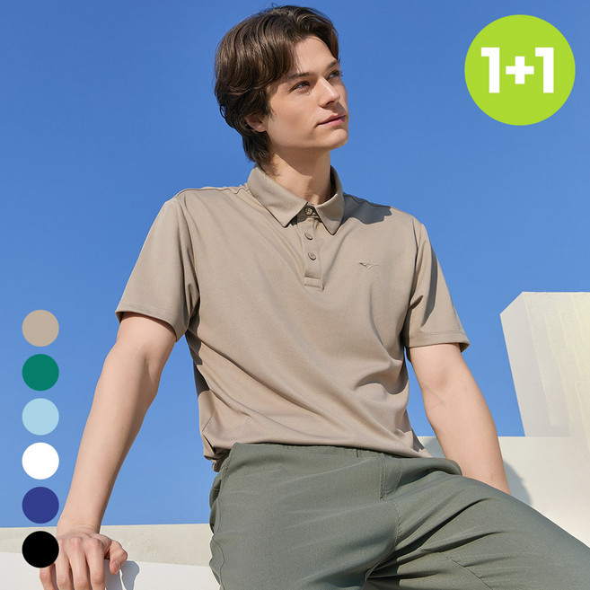 1+1 에버라스트 남자 반팔 티셔츠 PK 반팔티