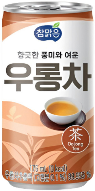 업소용 캔음료 우롱차 노래방 주점 서비스, 175ml, 20개