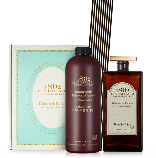 르샤트라1802 럭셔리 디퓨져 샌들우드 대용량 기프트 세트, 1개