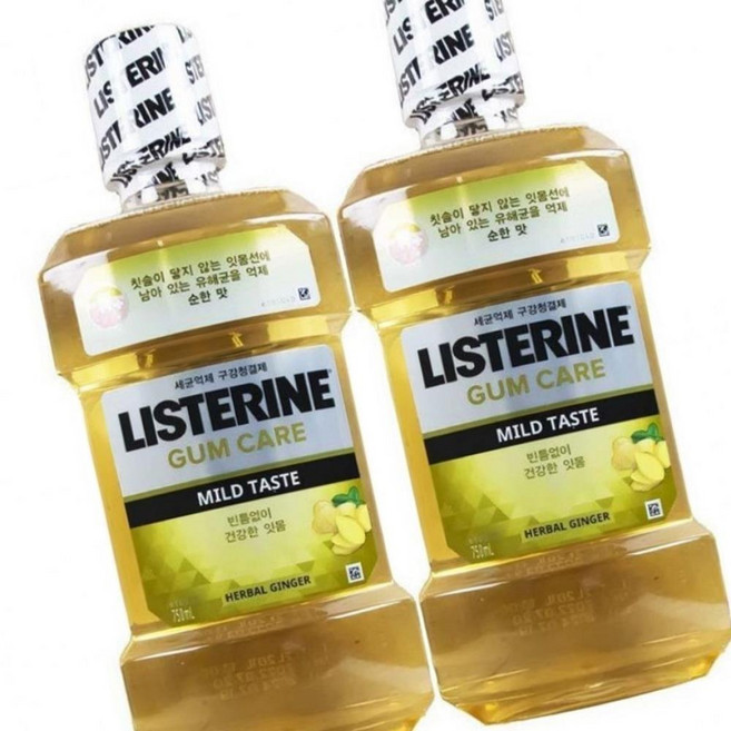 750ml 마일드 2개입 검 리스테린 케어 예쁜 고급 업소용, 상세페이지 참조