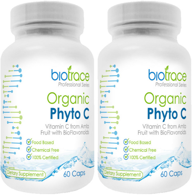 바이오트레이스 (BIOTRACE) 파이토 C (비타민 C) 60 캡슐 X 2개, 120캡슐, 1세트, 60정
