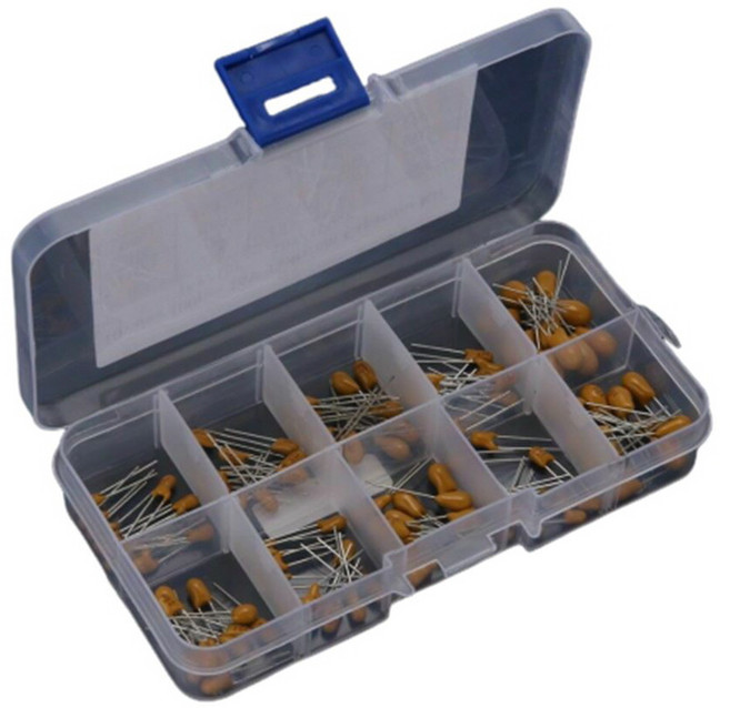 탄탈륨 캐패시터 키트 100PCS - 16V 1uF~100uF 10종 세트 전자부품, 1개