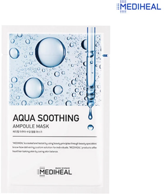 [메디힐] 아쿠아 수딩 앰플 마스크, 20개, 1개입 - 쿠팡