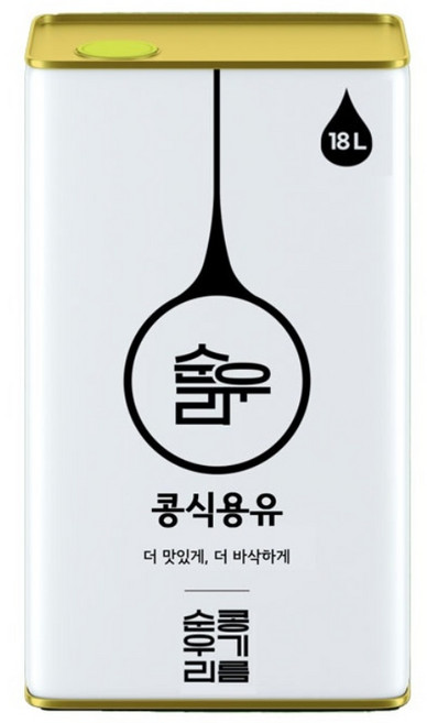 더 맛있게 더 바삭하게 순우리 식용유 18L, 1개