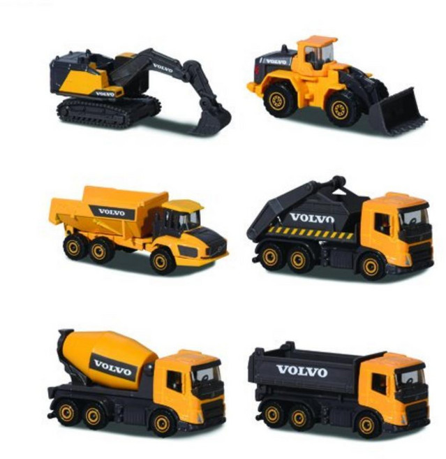 해결사 볼보중장비에디션 굴삭기모형