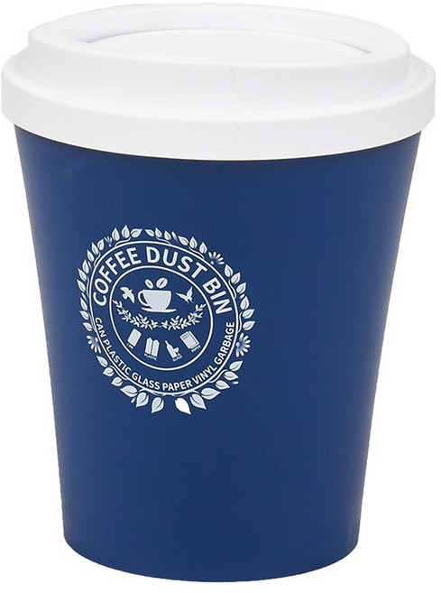 할메이드 인테리어 화장실 주방 사무실 커피 미니 휴지통 5L, 네이비, 1개