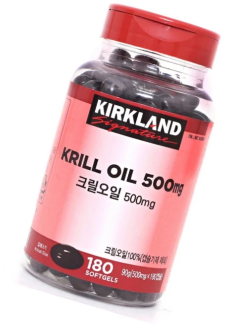 커클랜드 노르웨이 크릴오일 오메가3 지방산함유, 1개, 180정 - 쿠팡